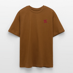 T-shirt ICONIC oversize épais - toffee
