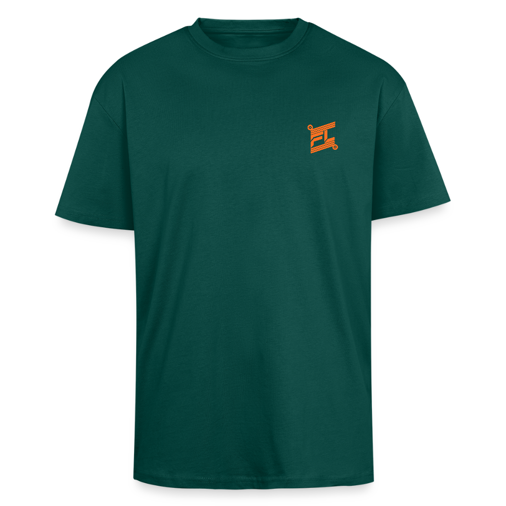 T-shirt ICONIC oversize epais - hunter green