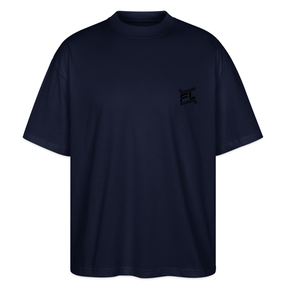 T-shirt ICONIC oversize gray - marine