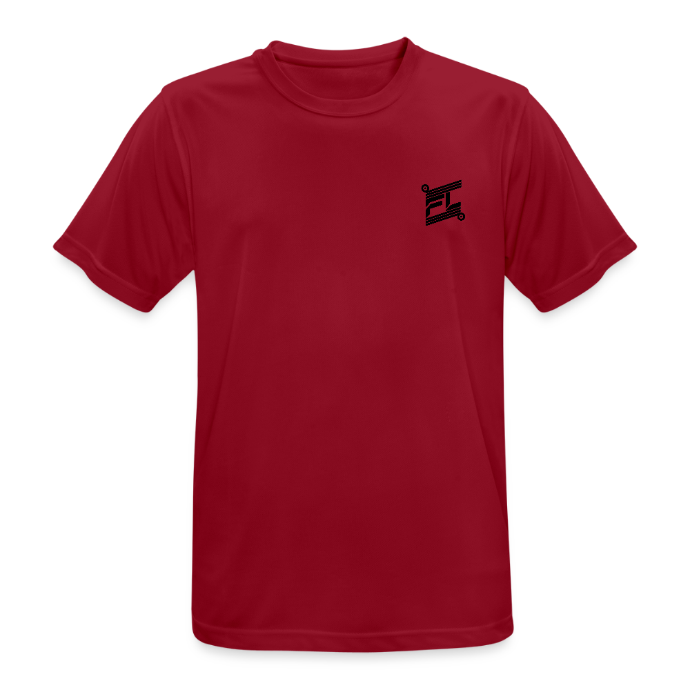 T-shirt respirant Homme - rouge foncé