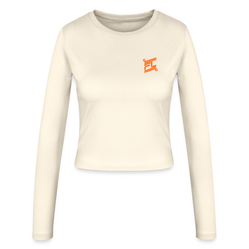 Manches longues slim fit Femme - crème