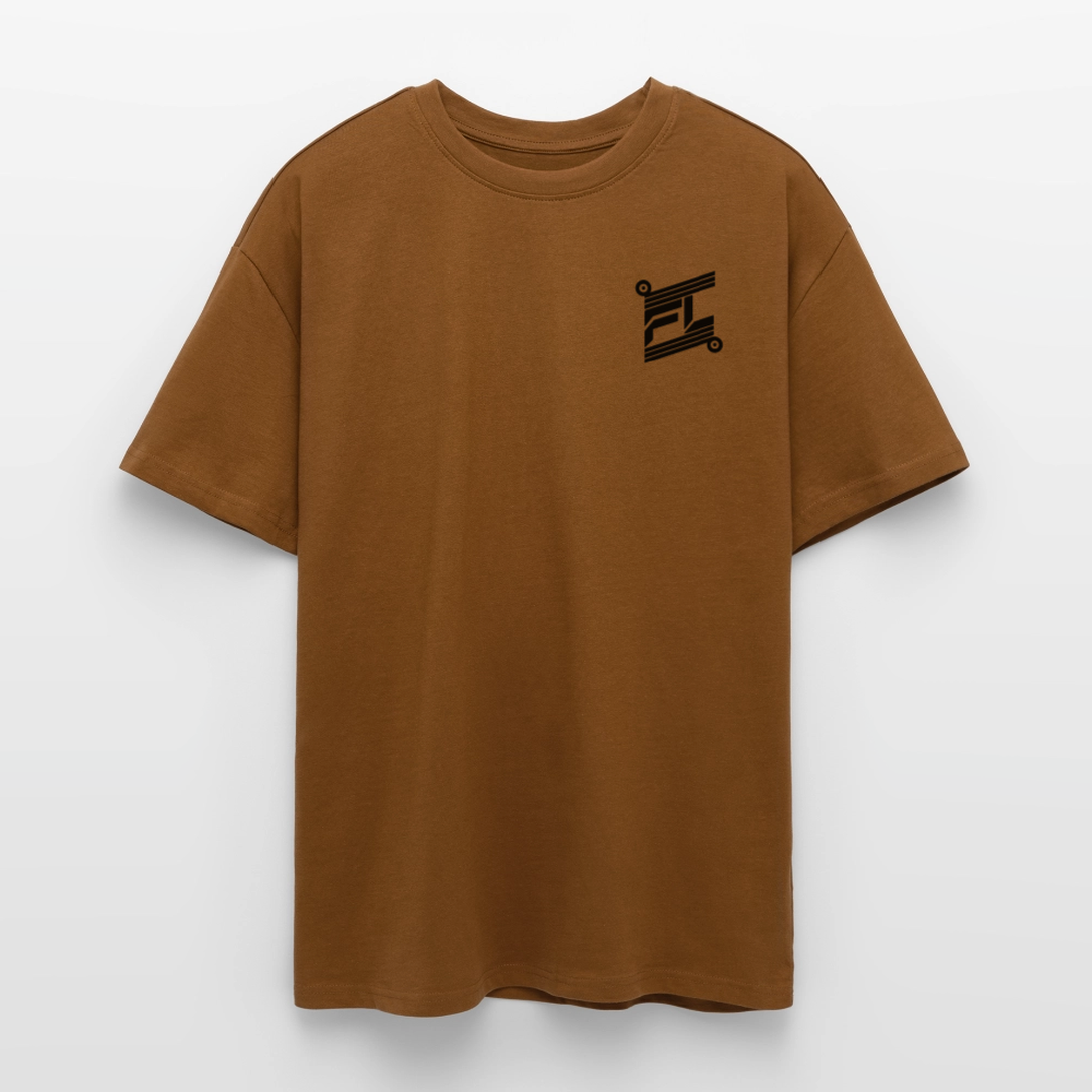 T-shirt ICONIC oversize épais - toffee