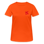 T-shirt Respirant Femme – Feminine & Fierce – FL-Fit - orange néon