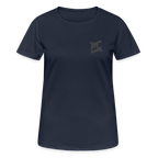 T-shirt Respirant Femme – Feminine & Fierce – FL-Fit - bleu marine foncé