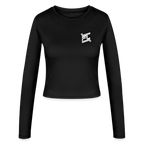 Manches longues slim fit Femme - noir