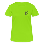 T-shirt Respirant Femme – Feminine & Fierce – FL-Fit - vert néon