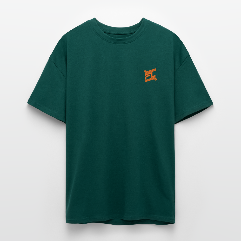 T-shirt ICONIC oversize epais - hunter green