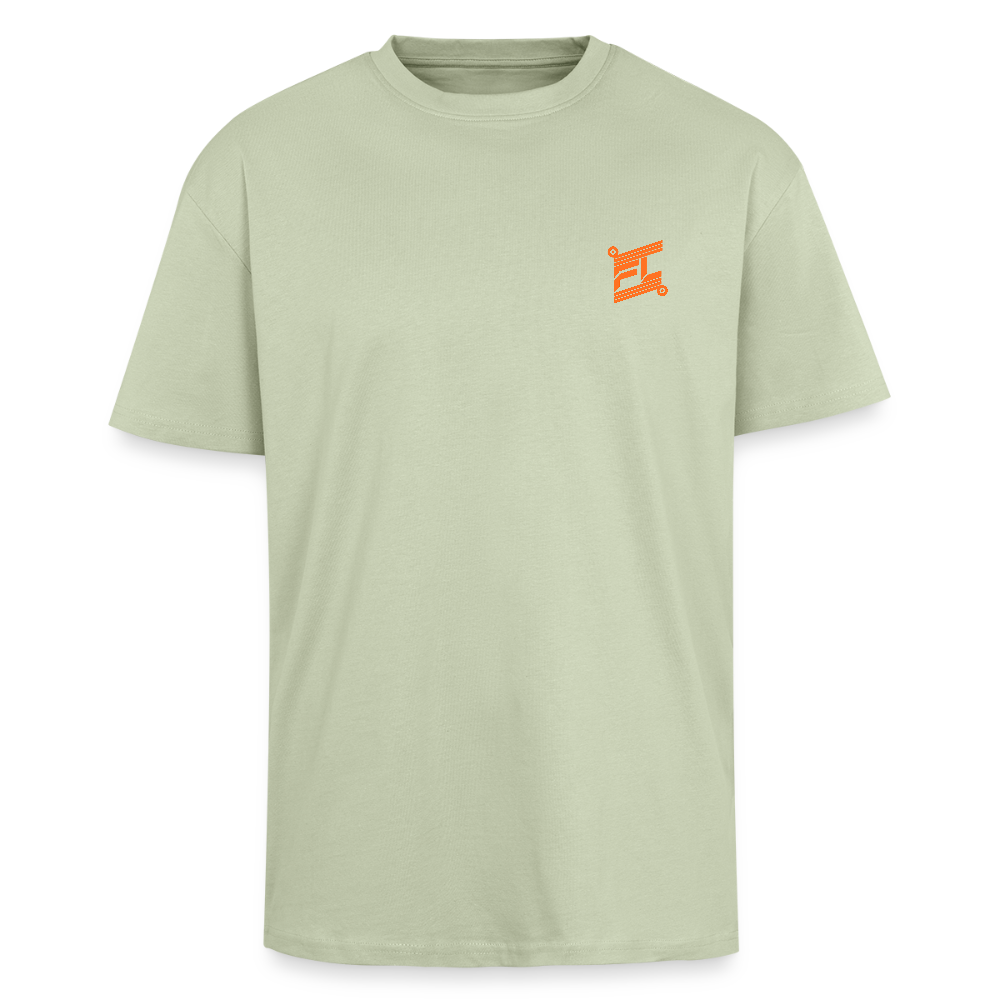 T-shirt ICONIC oversize epais - vert sauge léger 