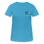 T-shirt Respirant Femme – Feminine & Fierce – FL-Fit - bleu saphir