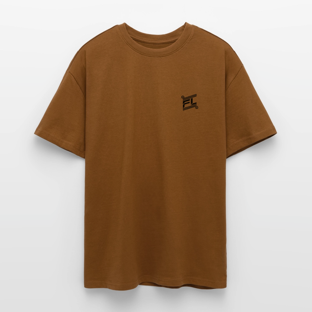 T-shirt ICONIC oversize épais - toffee