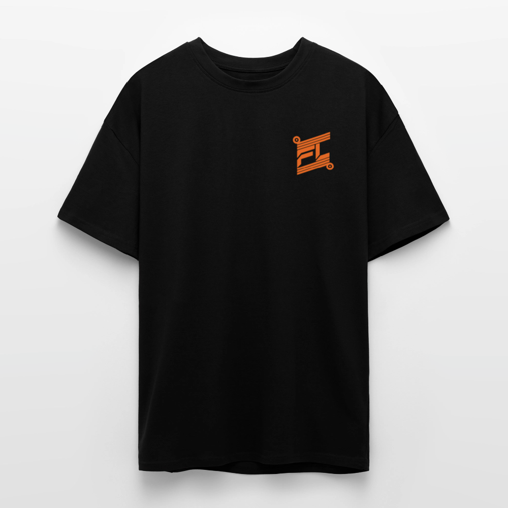 T-shirt ICONIC oversize epais - noir