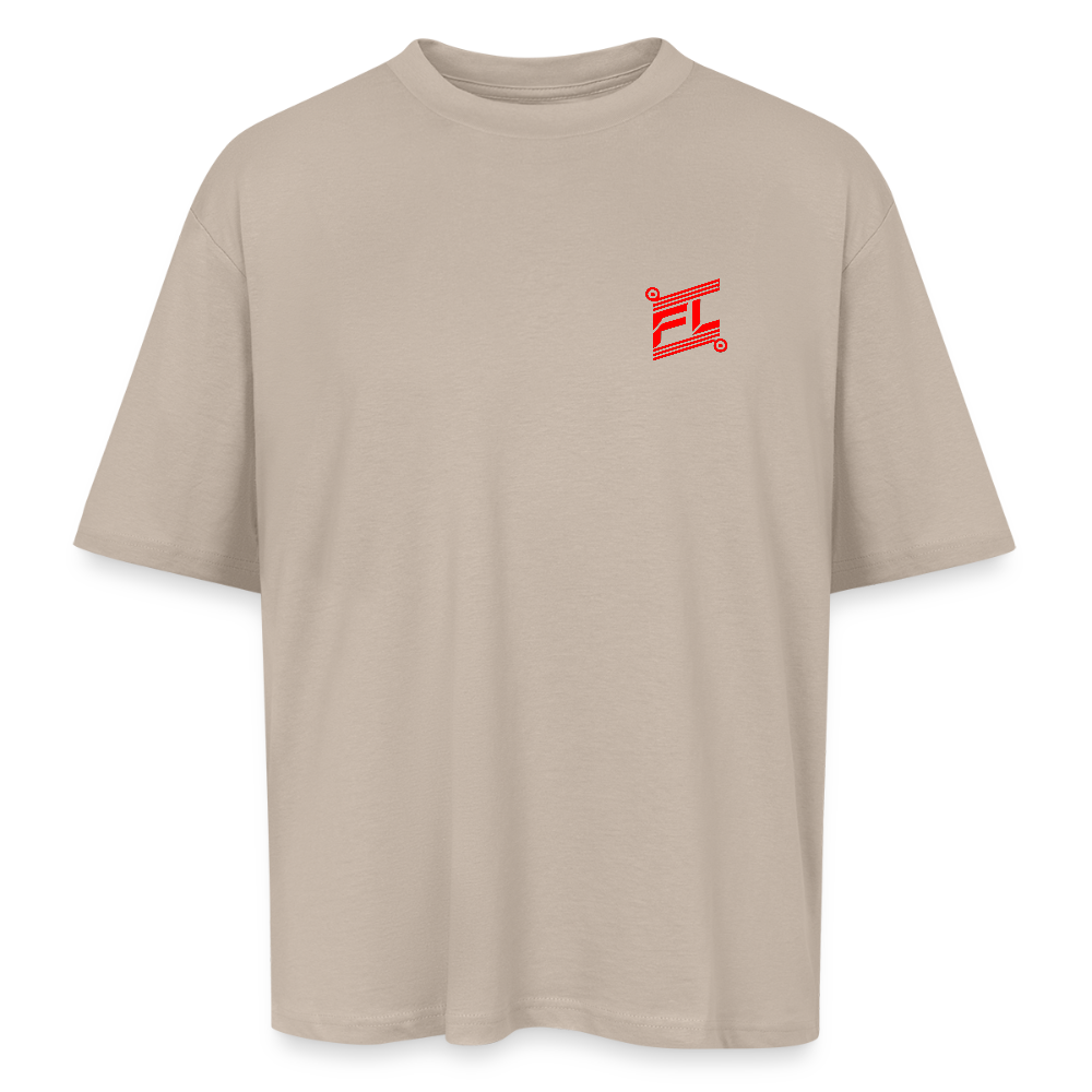 T-shirt ICONIC oversize - sahara