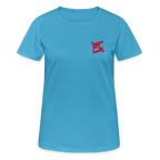 T-shirt Respirant Femme – Feminine & Fierce – FL-Fit - bleu saphir