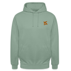 Sweat-shirt à capuche unisexe - vert-de-gris