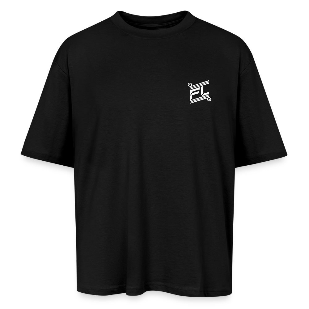 T-shirt ICONIC oversize gray - noir