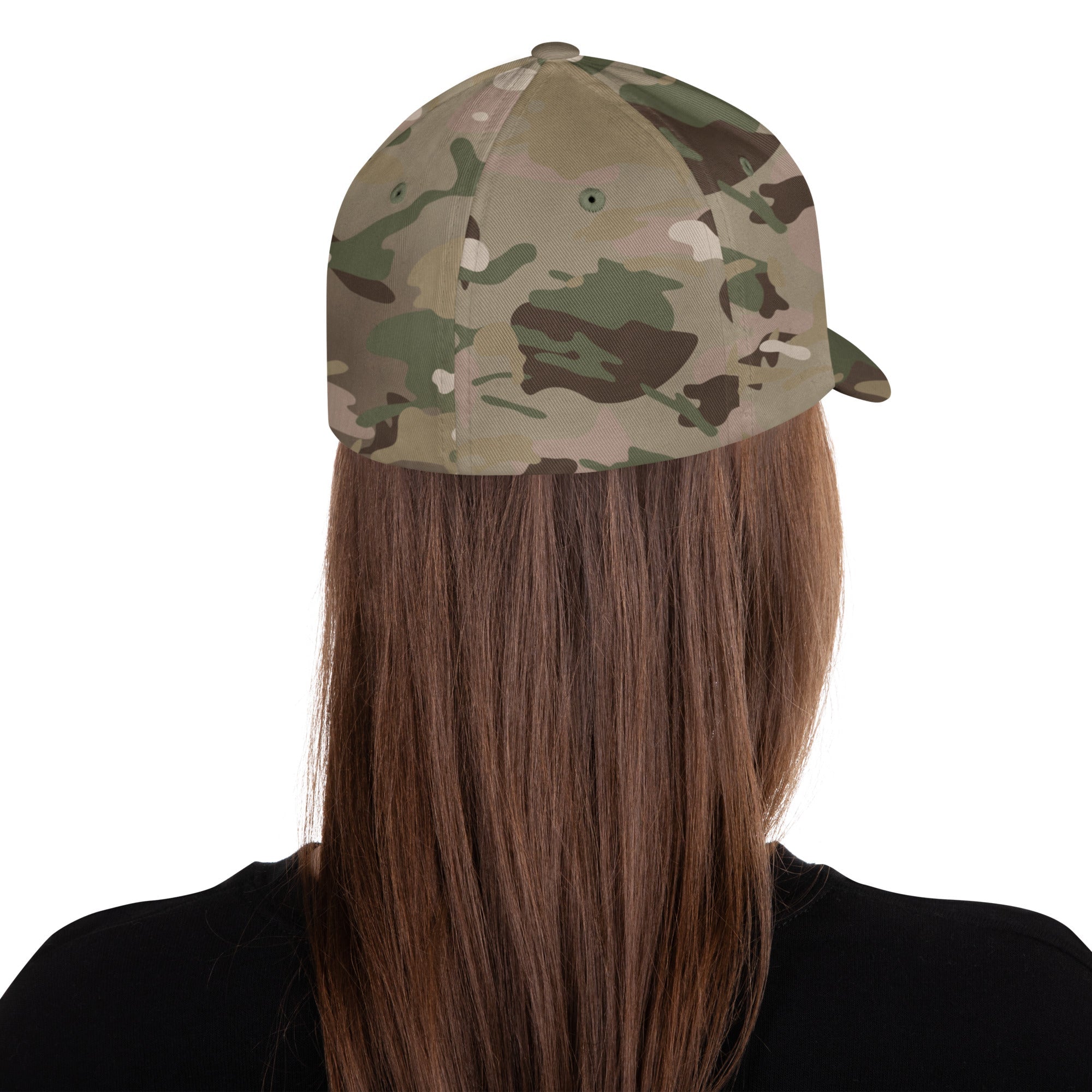 FL-FIT Casquette Billie — unisexe, Camouflage, dos, logo brodé