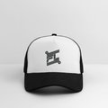 Casquette Trucker - blanc/noir avec logo FL brodée gris