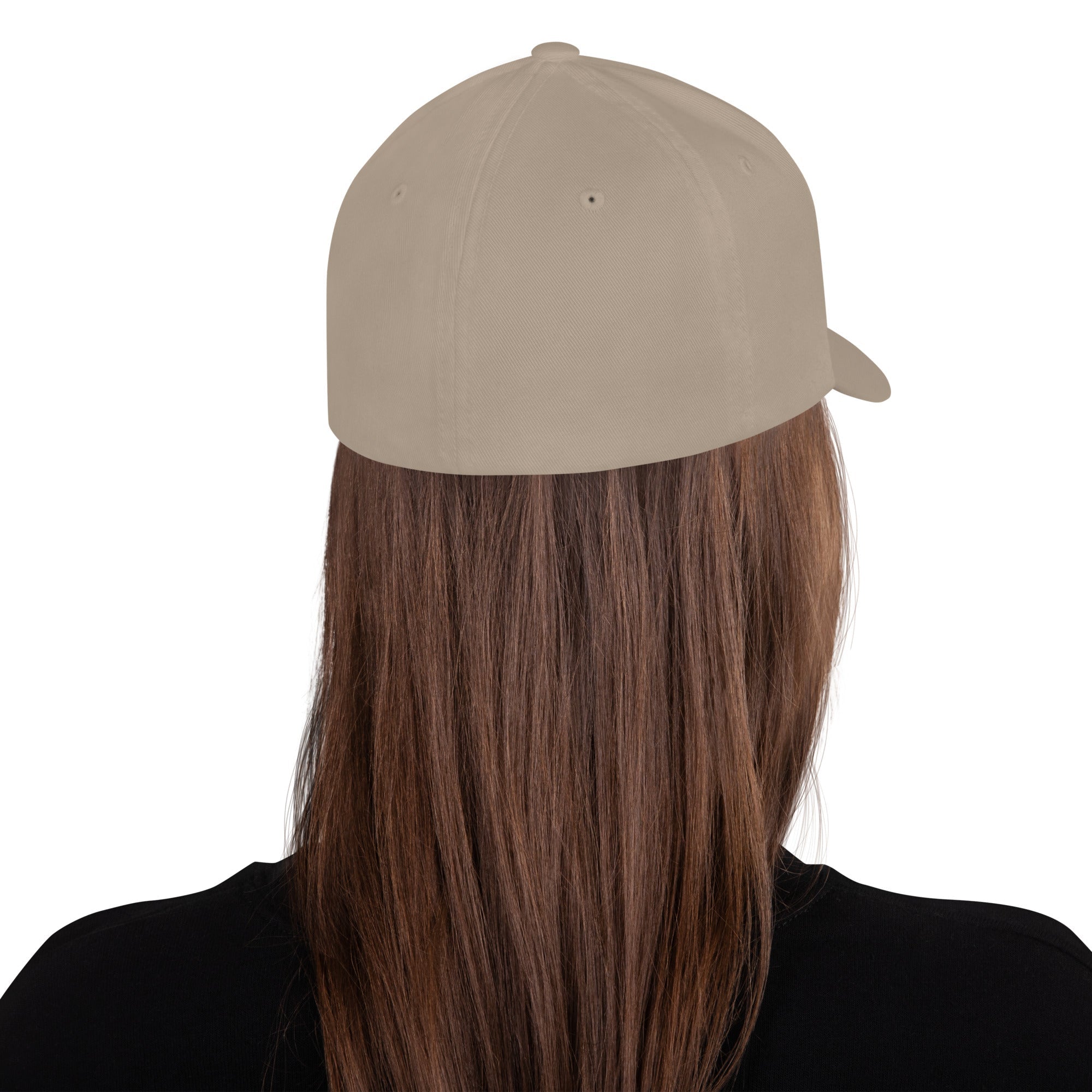 FL-FIT Casquette Billie — unisexe, beige clair, dos, logo FL-FIT brodé