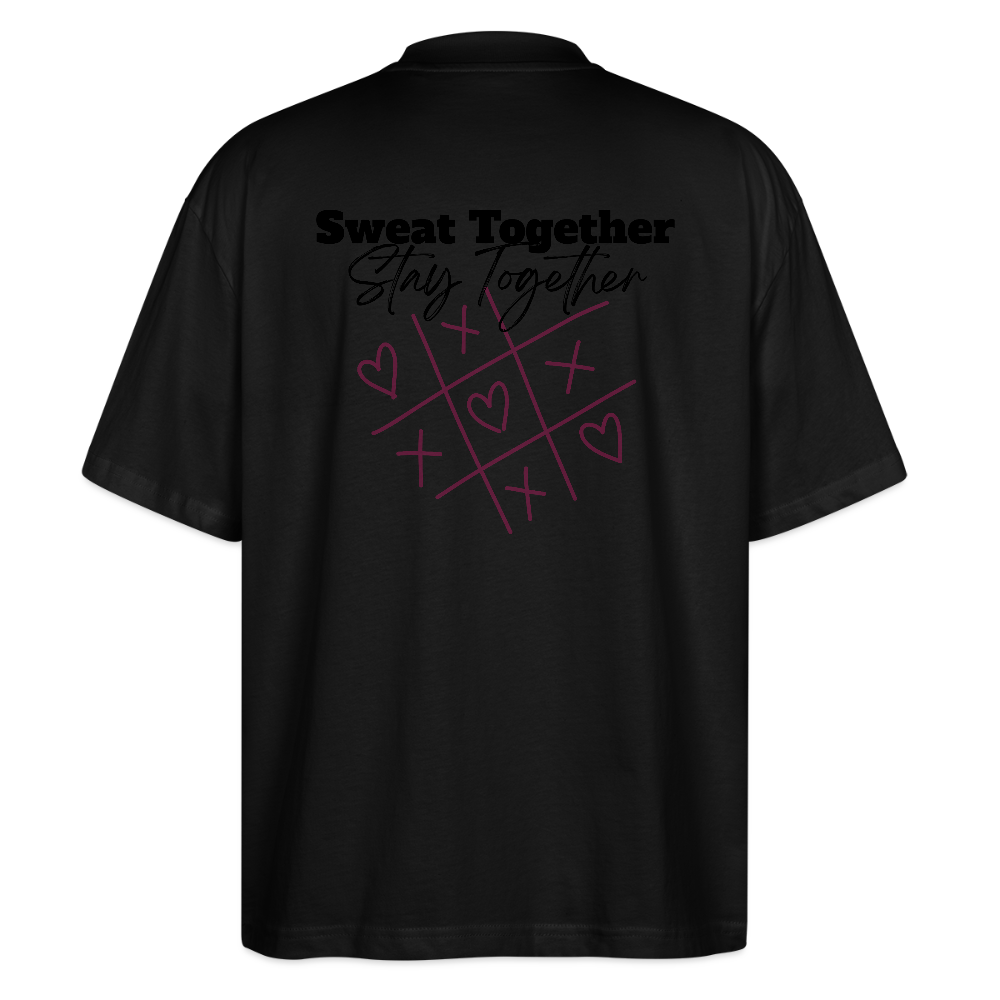Dos T-shirt  couleur noir Sweat Together  Stay Together Logo floqué noir