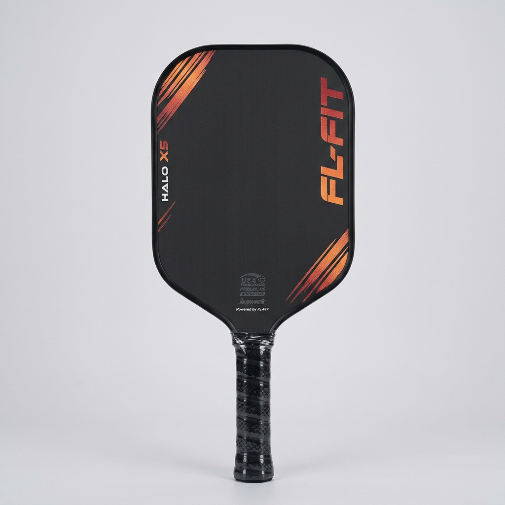 Raquette pickleball FL-FIT Halo X5 noir orange