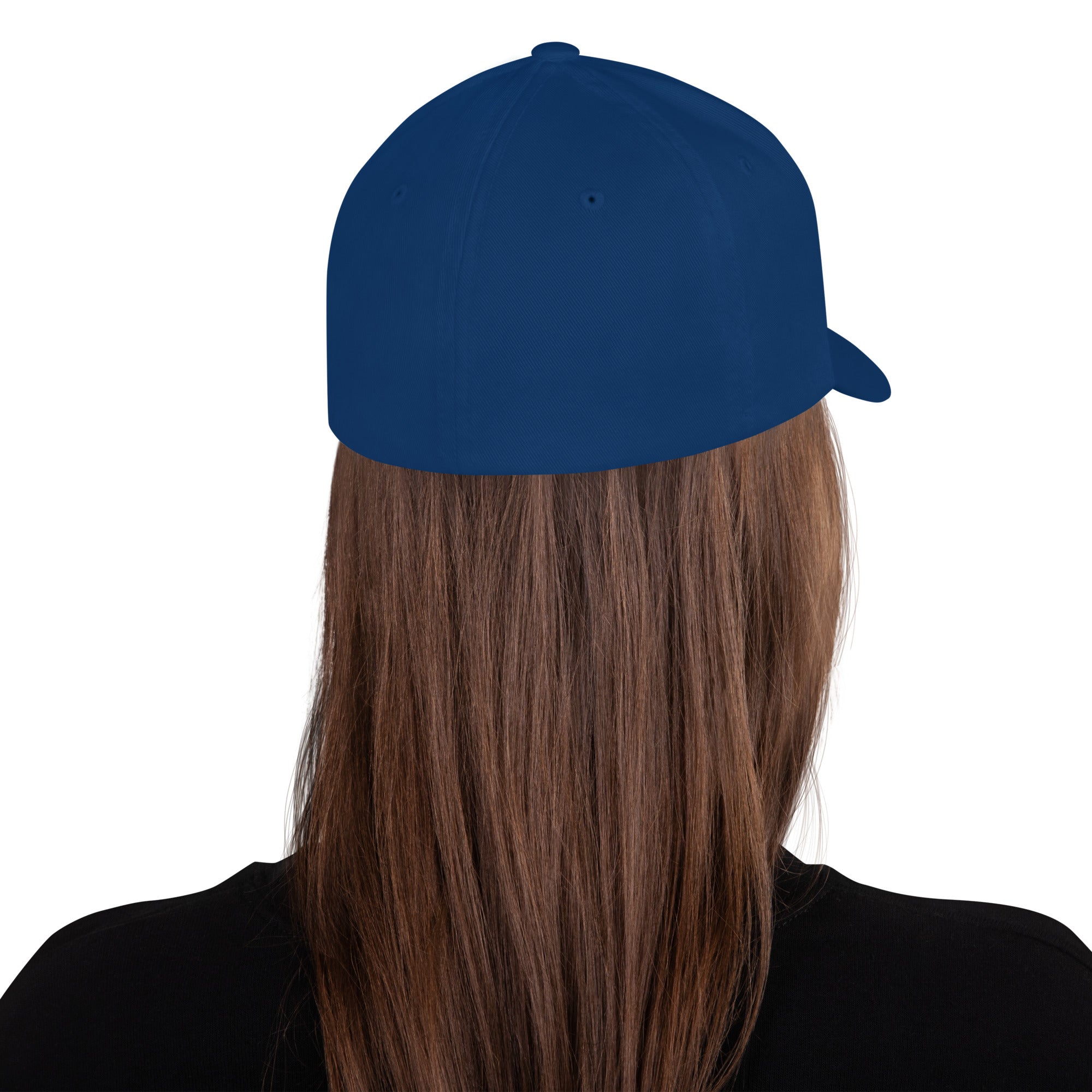 FL-FIT Casquette Billie — unisexe, bleu roi, face, logo FL blanc brodé