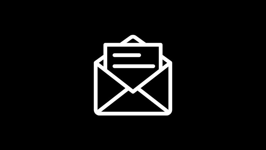 Enveloppe pour inscription a la newsletter 