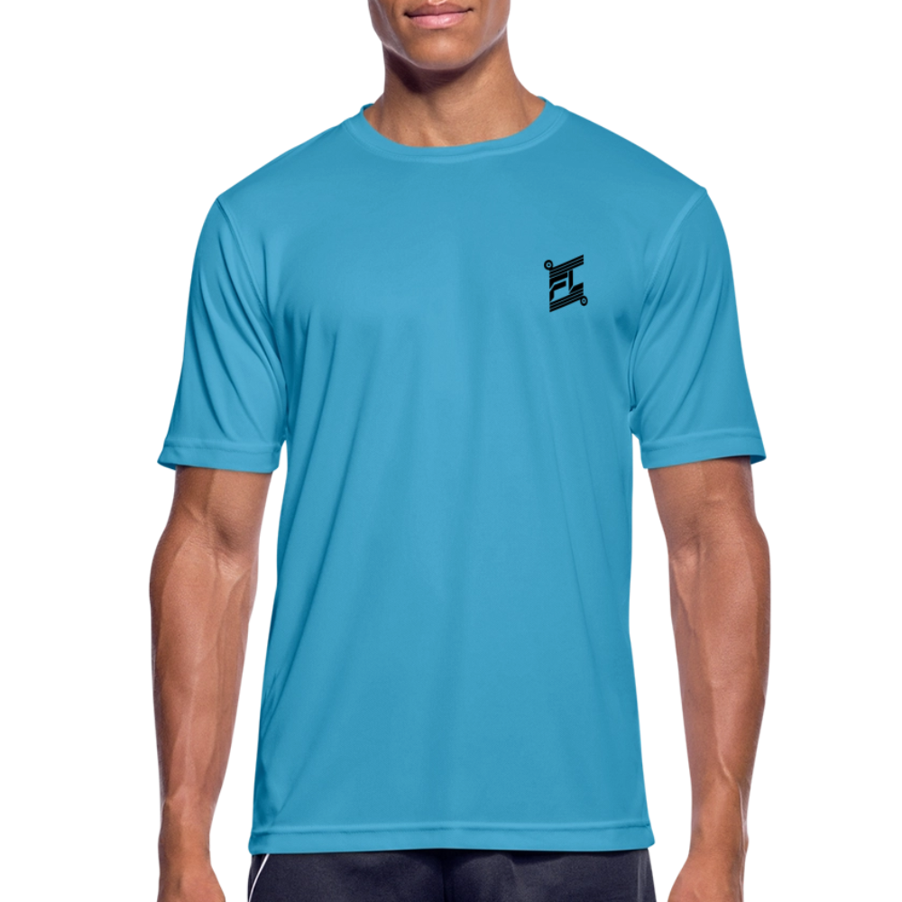 homme portant un T-shirt respirant Homme - bleu saphir